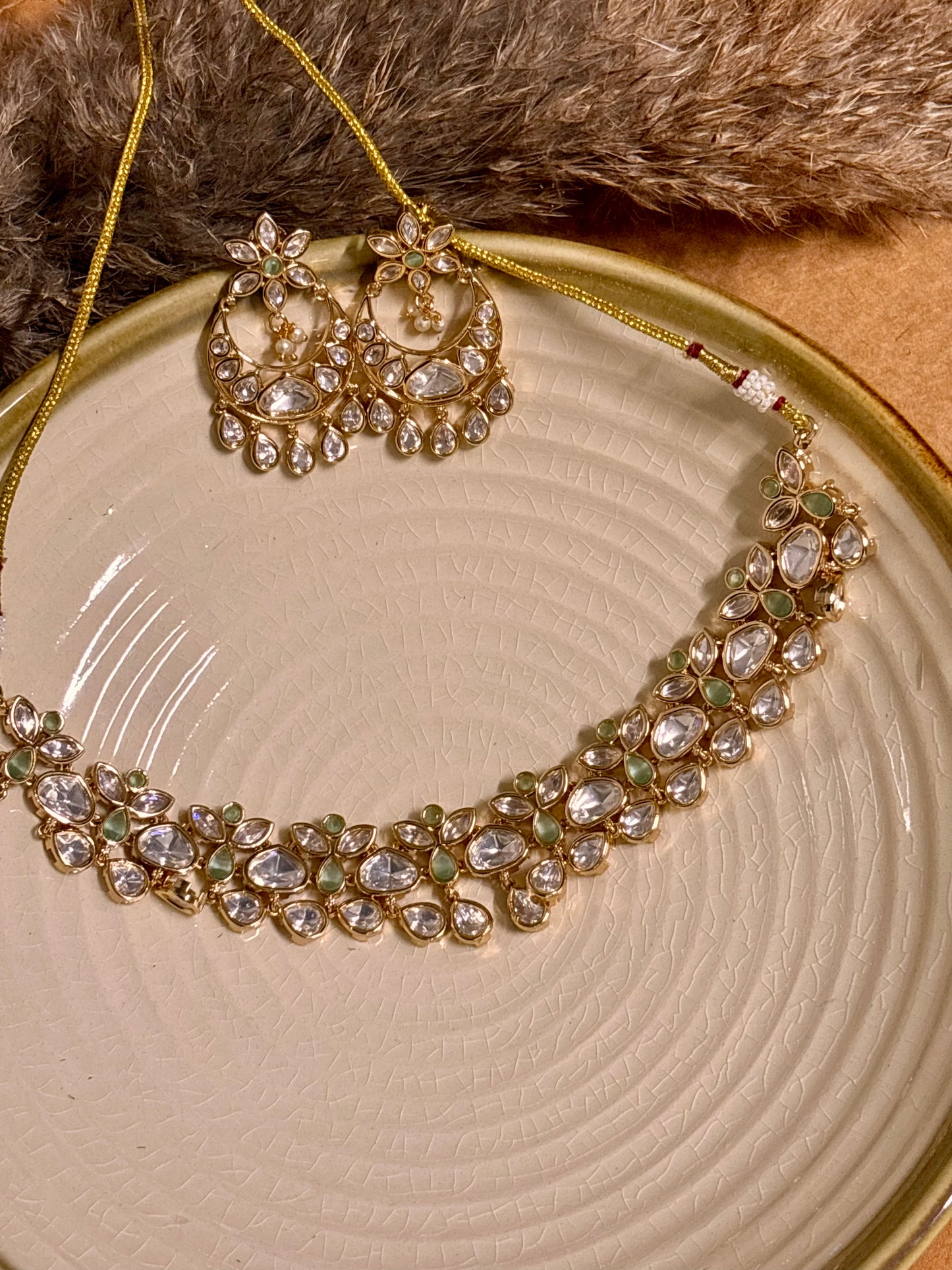 Timeless Kundan & Polki Necklace Set