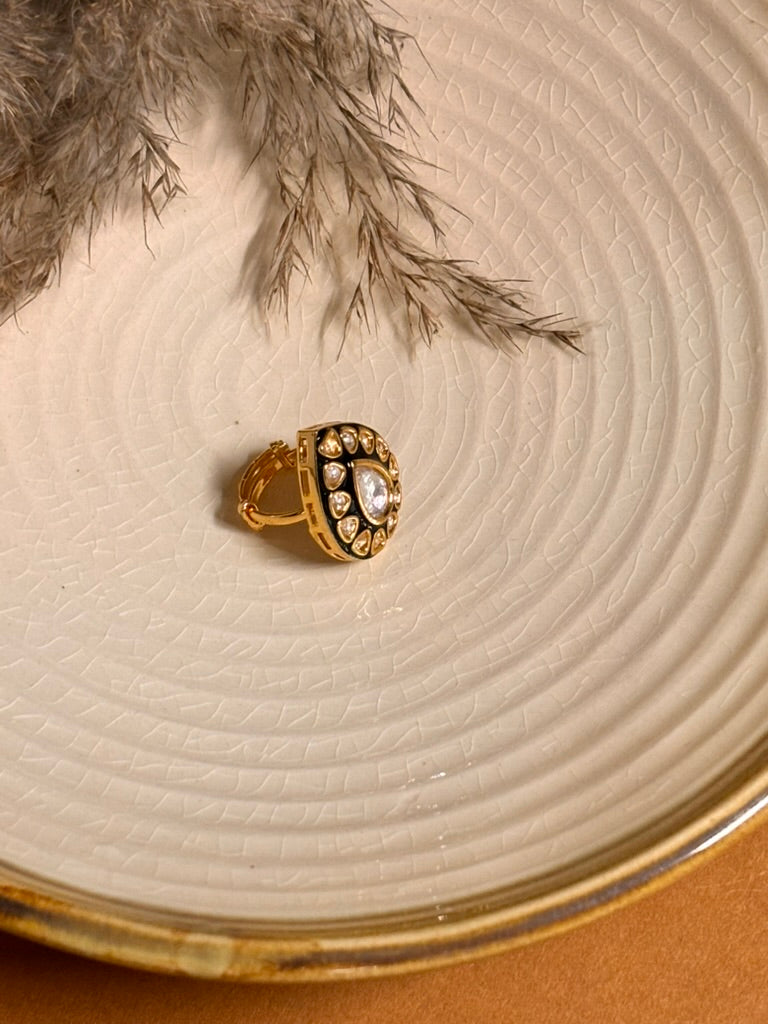 Mughal Jewel Kundan Ring