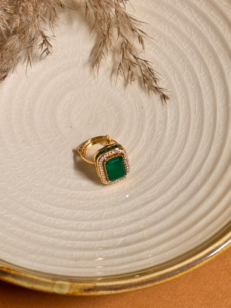 Royal Green Kundan Ring