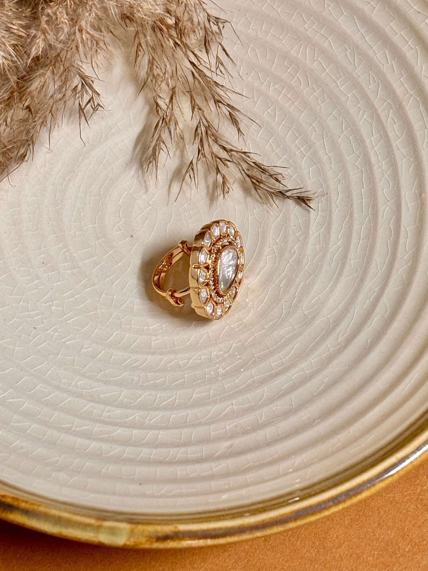Noble Polki Ring