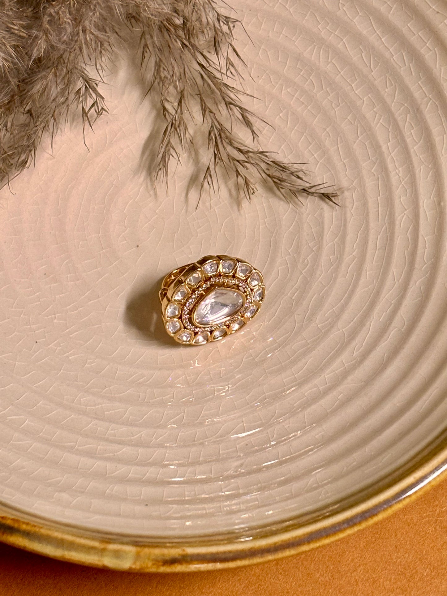 Noble Polki Ring
