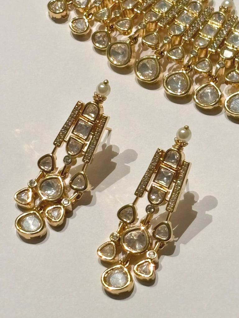 Ruhani Kundan Pearl Choker