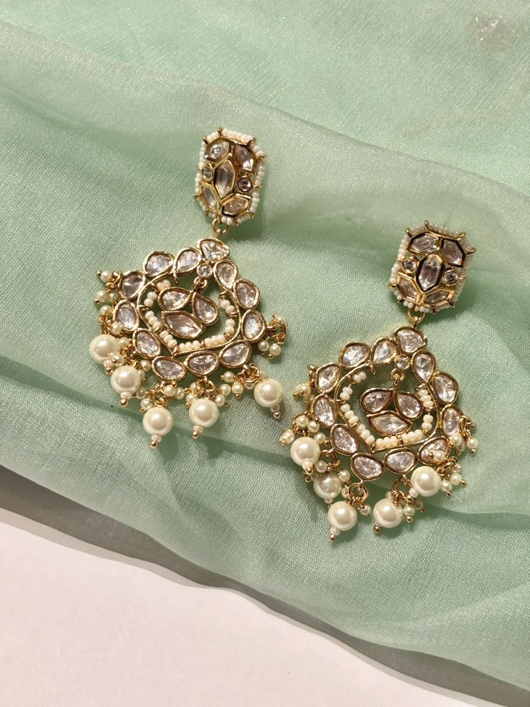 Sitaara Polki Kundan Earrings