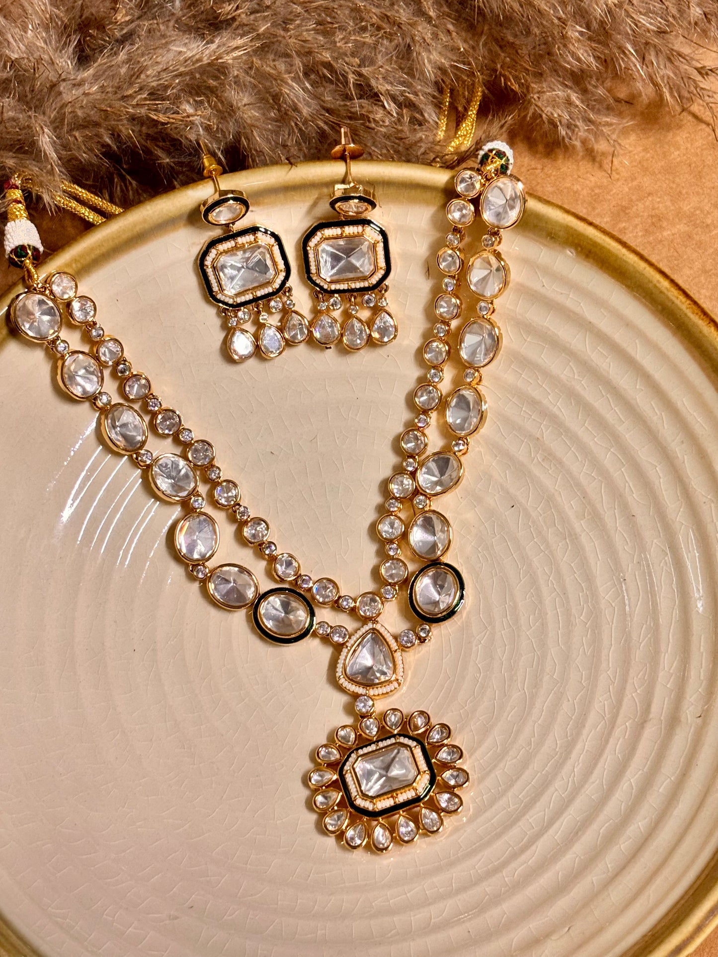 Royal Radiance Polki & Kundan Choker Set