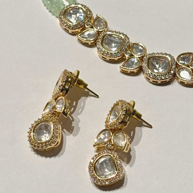 Mehr Polki Green Choker