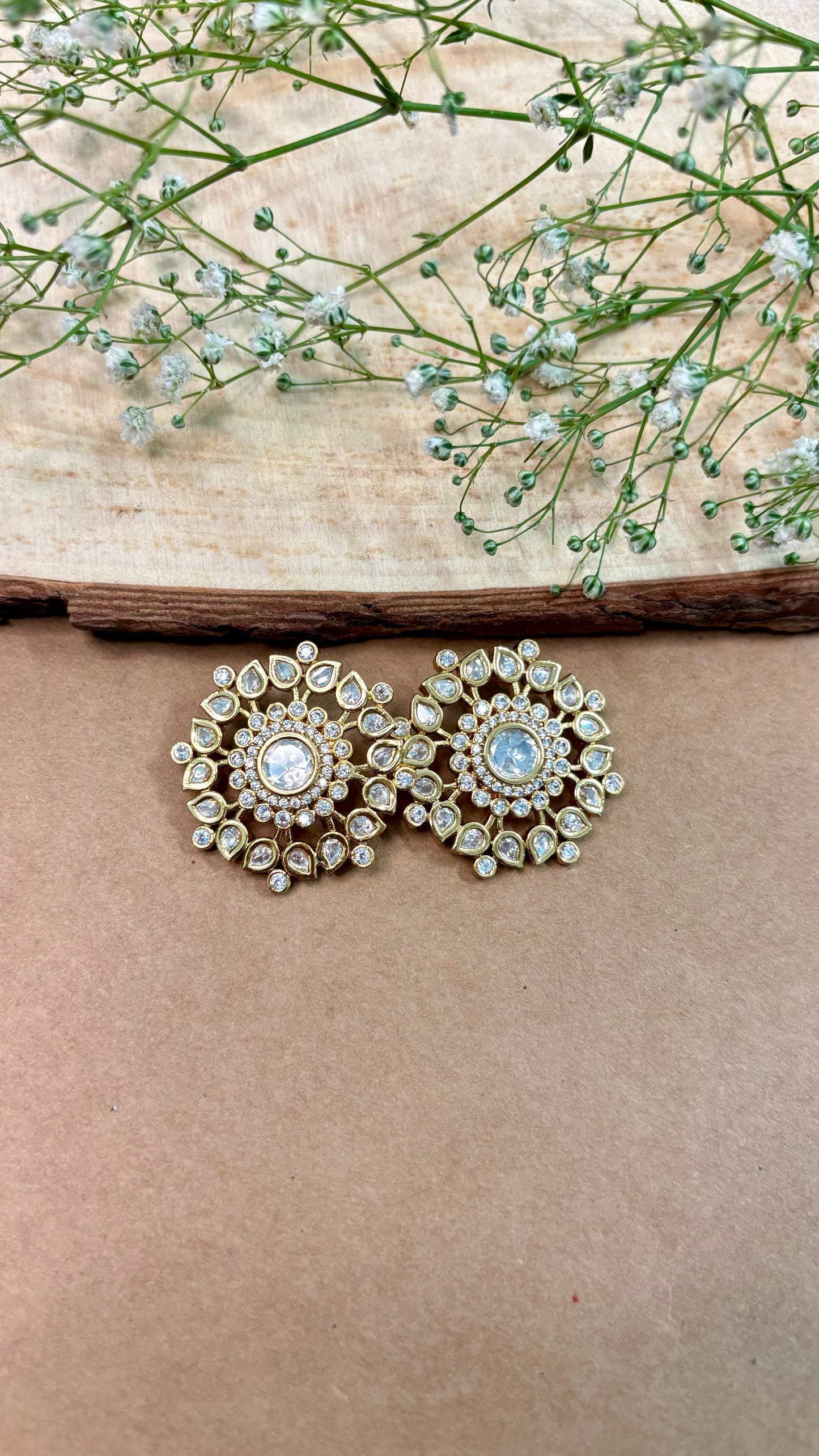 Timeless Elegance Kundan Studs