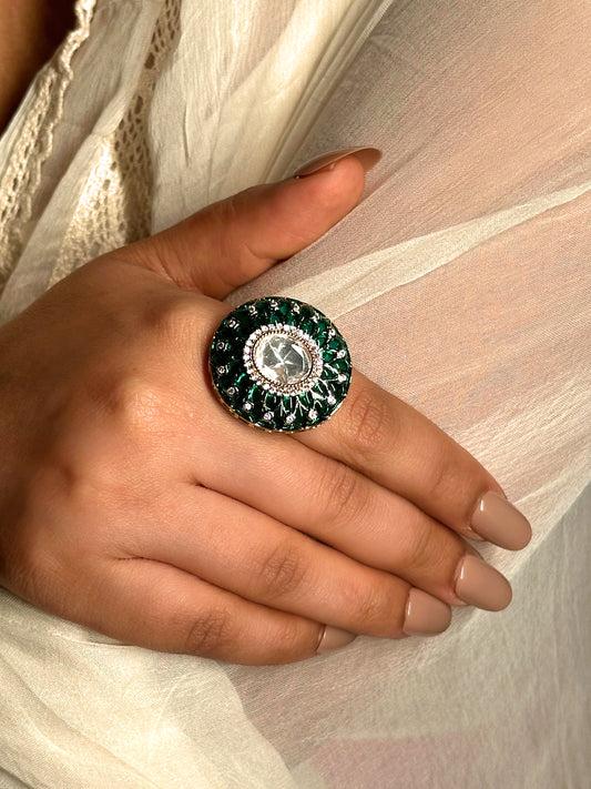 Zarima Emerald ring