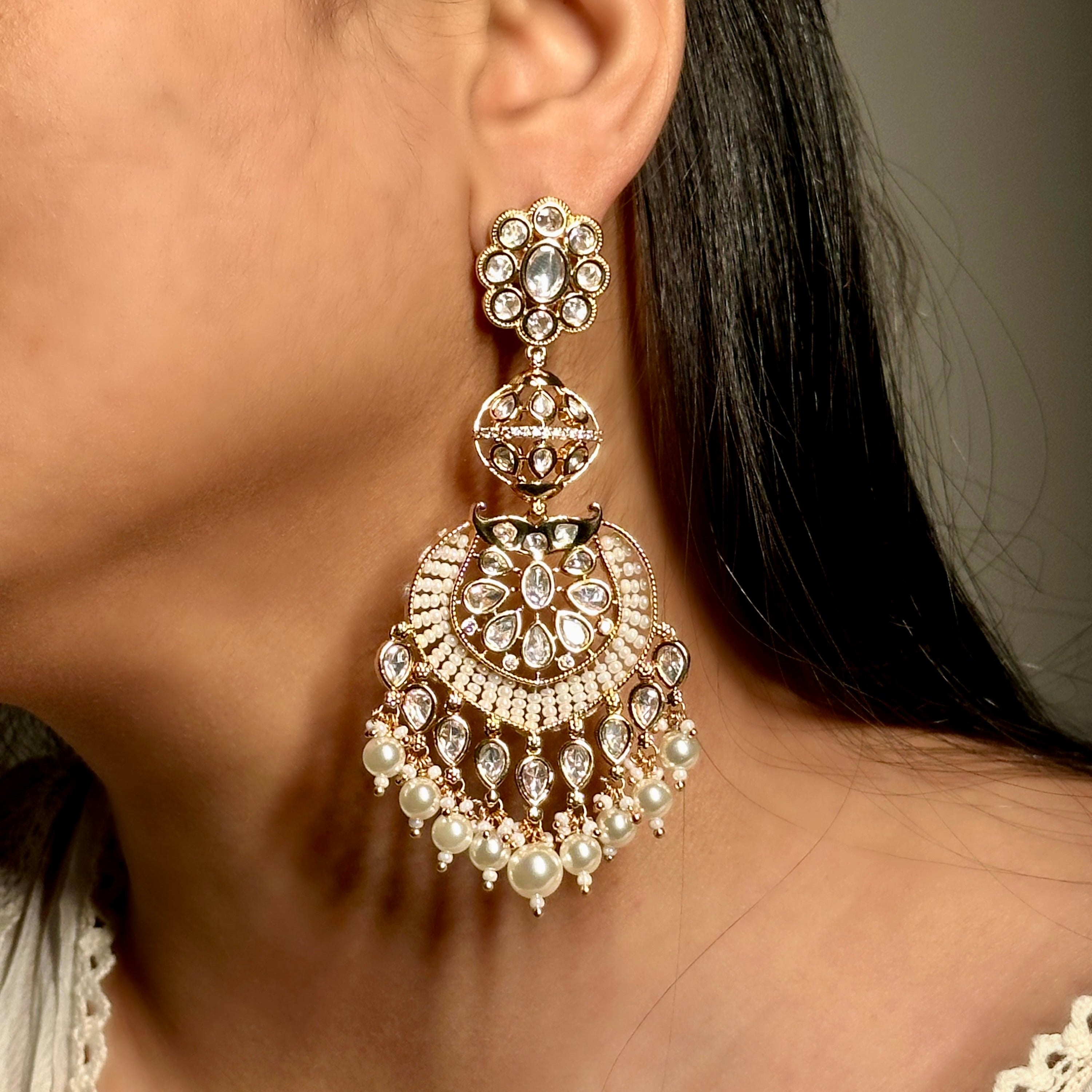 Timeless long earring