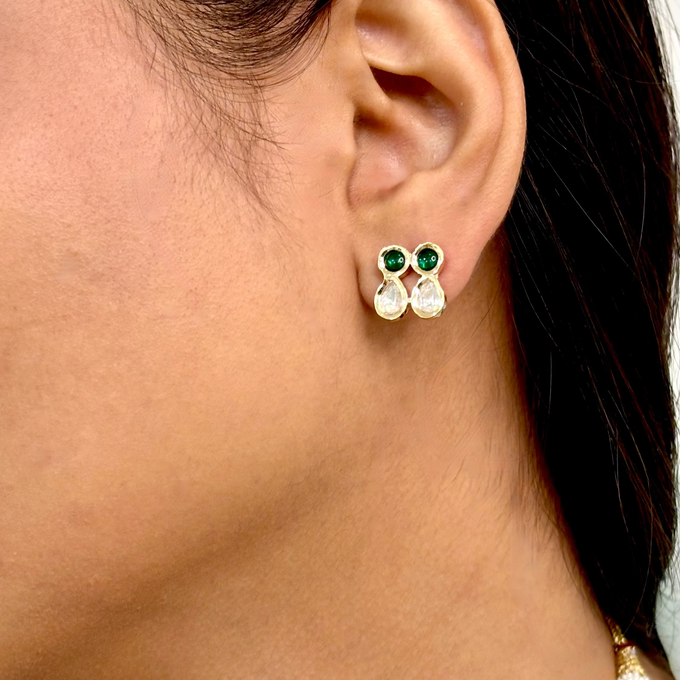 Classic Green Elegance Kundan Choker Set