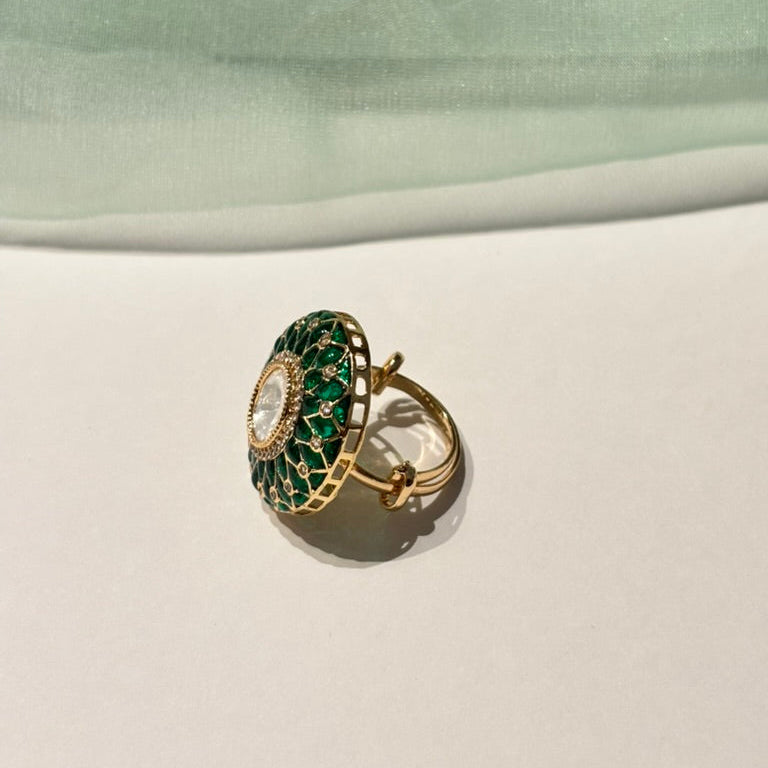 Zarima Emerald ring