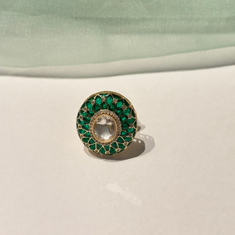 Zarima Emerald ring