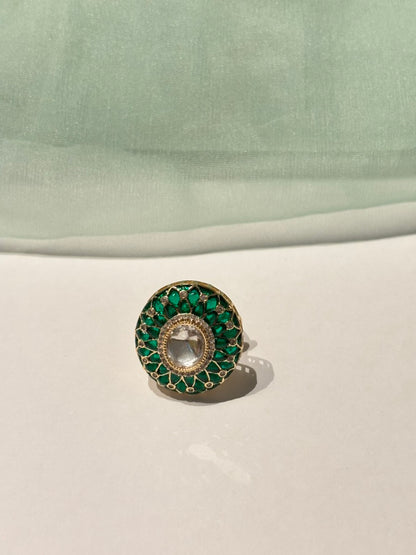 Zarima Emerald ring