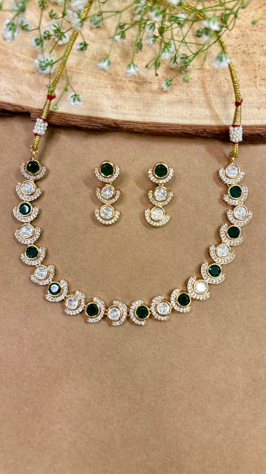 Elegant Essence Polki & Kundan Choker