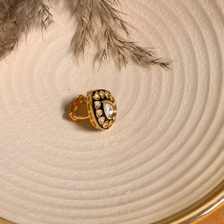 Mughal Jewel Kundan Ring