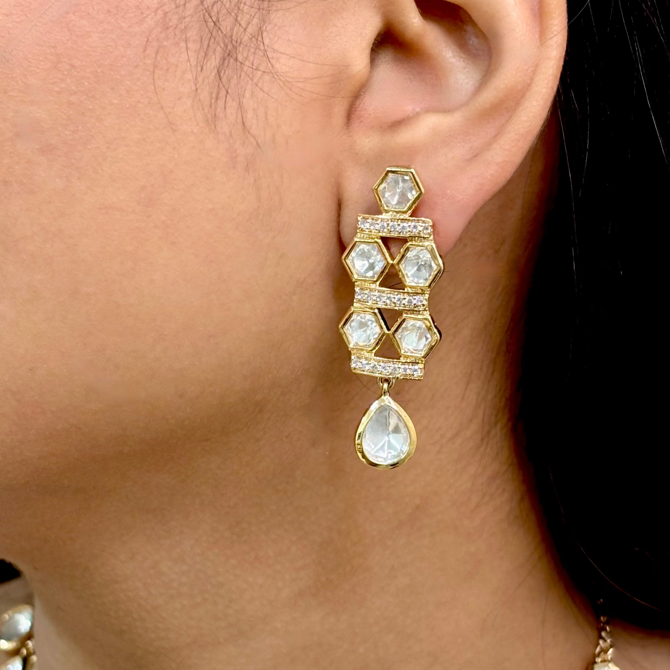 Classic Polki & Kundan Necklace Set