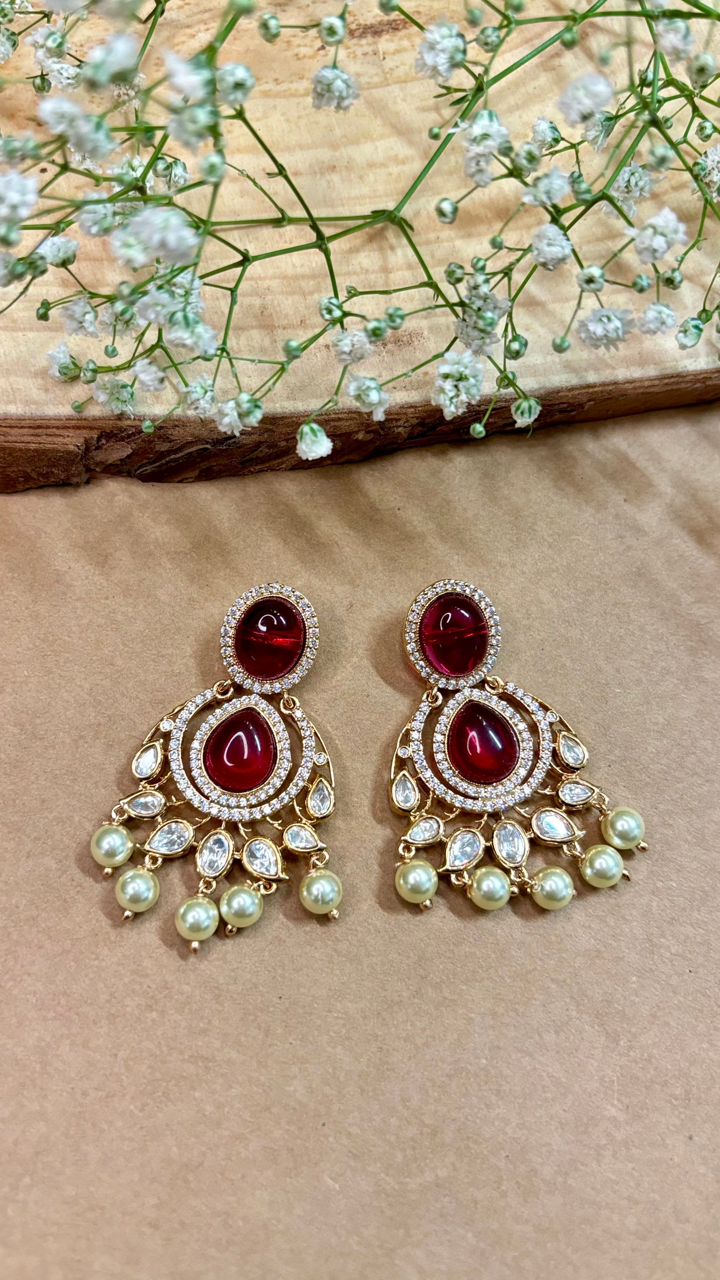 Regal Ruby Polki & Kundan Choker