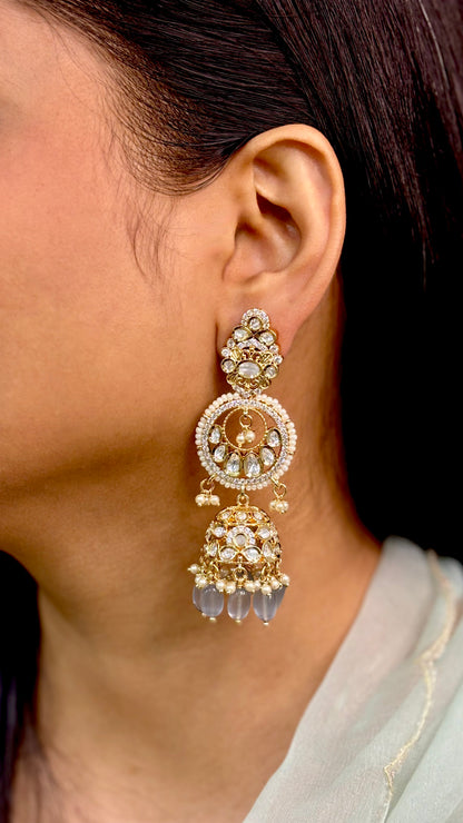 Timeless Kundan Jhumkas