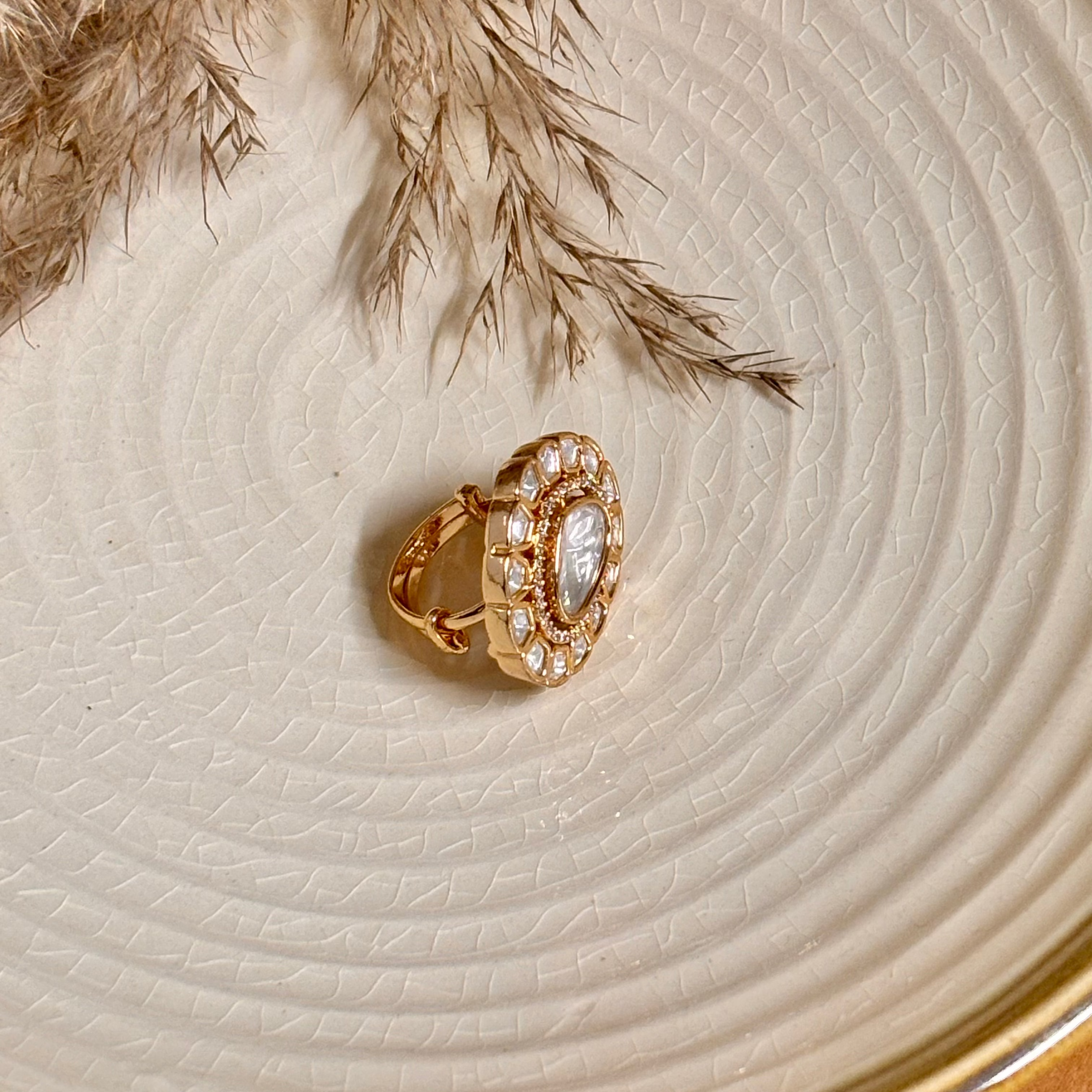 Noble Polki Ring