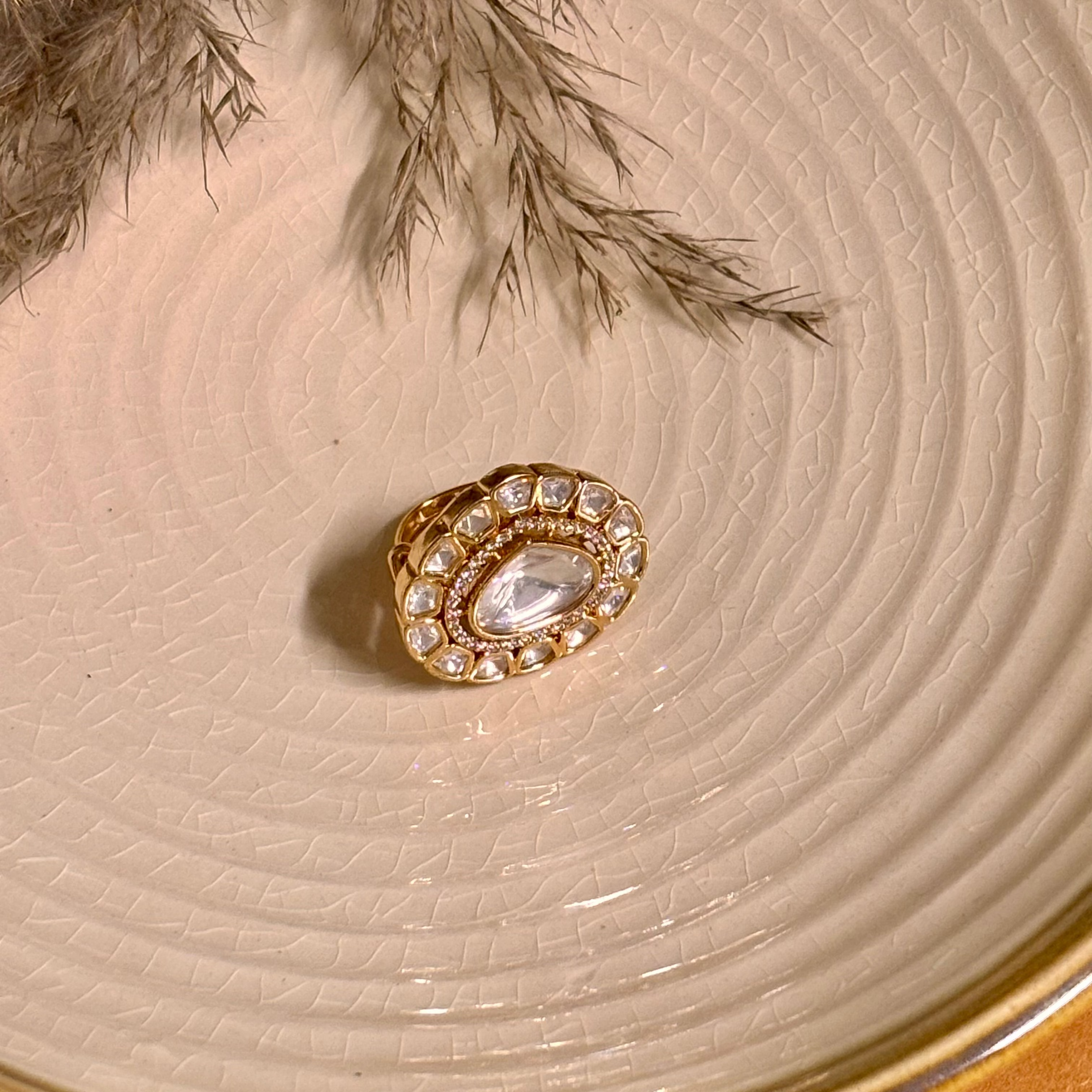 Noble Polki Ring