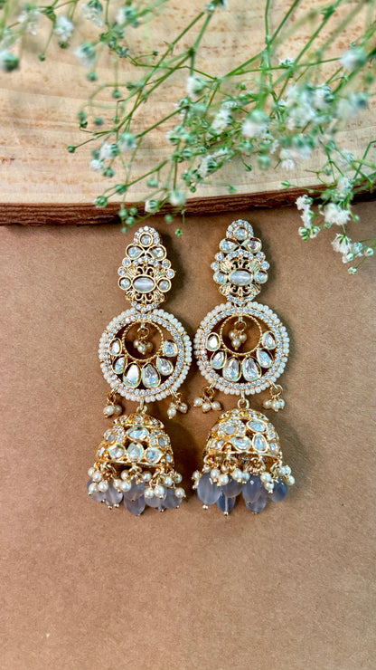 Timeless Kundan Jhumkas