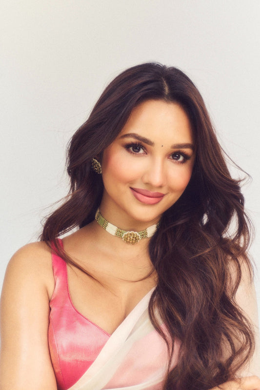 Serene Light Green Kundan Choker Set