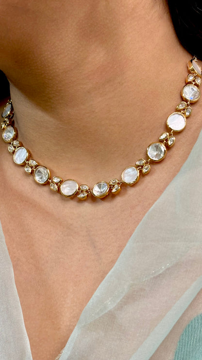 Serene Pearl Polki Choker