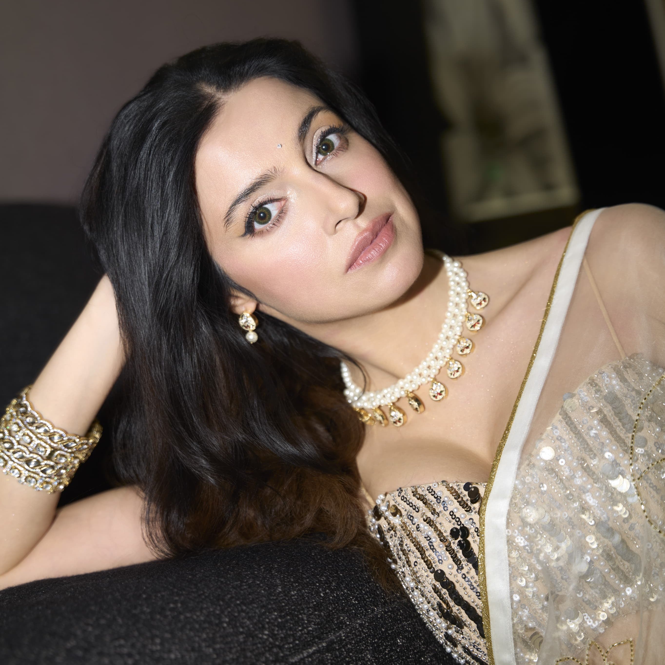 Pearl Dew Drop Choker Set