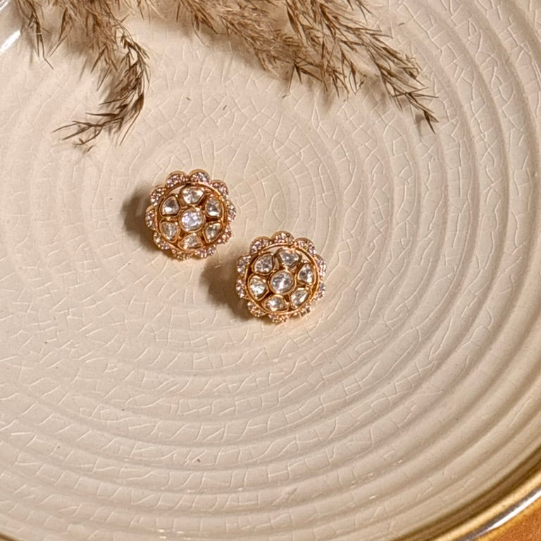 Opulent Charm Kundan Studs