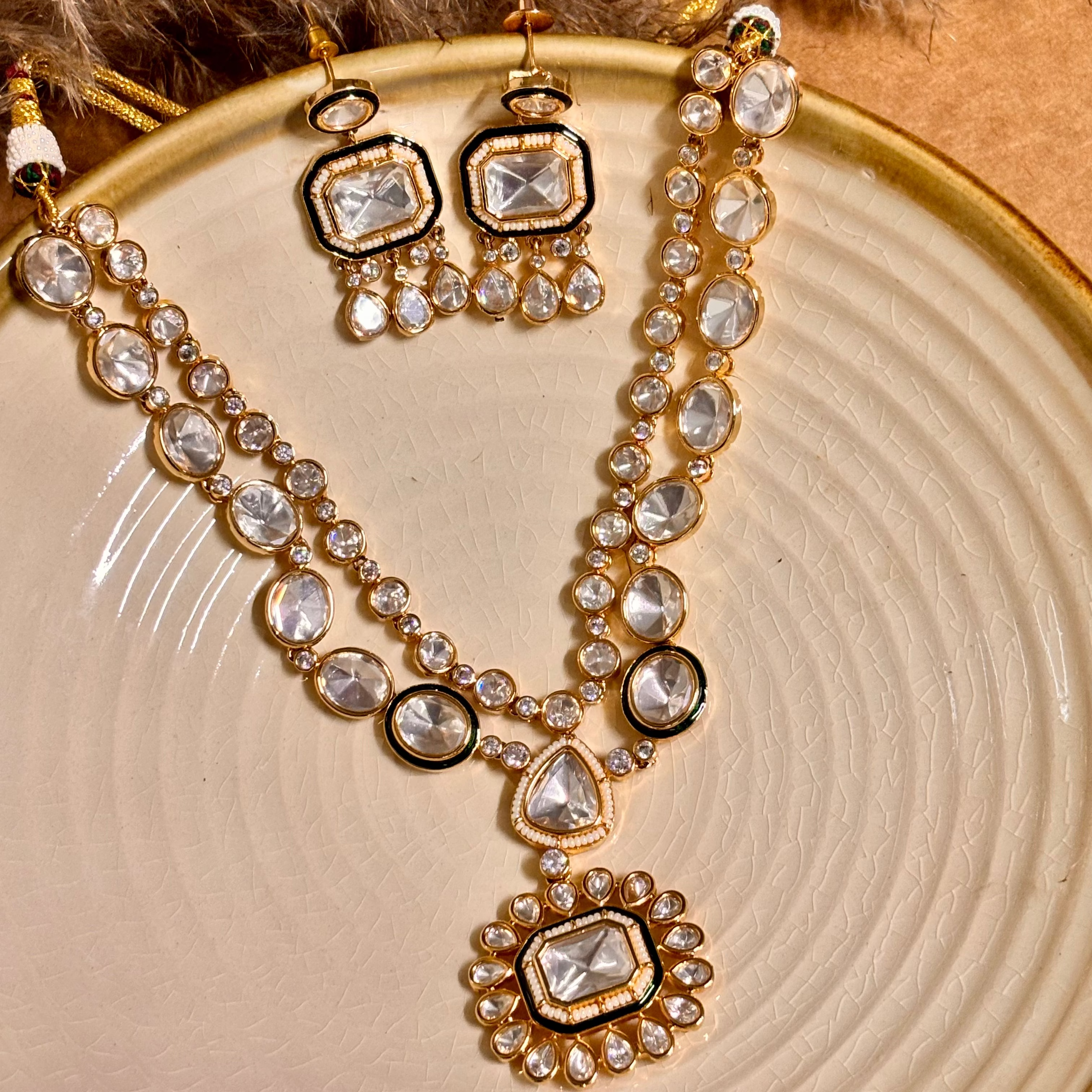 Royal Radiance Polki & Kundan Choker Set