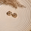 Delicate Green Kundan Studs