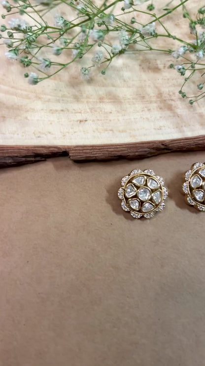 Opulent Charm Kundan Studs