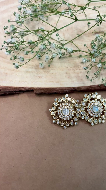 Timeless Elegance Kundan Studs