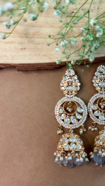 Timeless Kundan Jhumkas